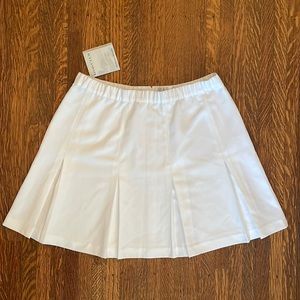 Izod Club White Pleated Golf Skirt